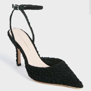 NWOT Loeffler Randall Black Puckered Jaden Heels